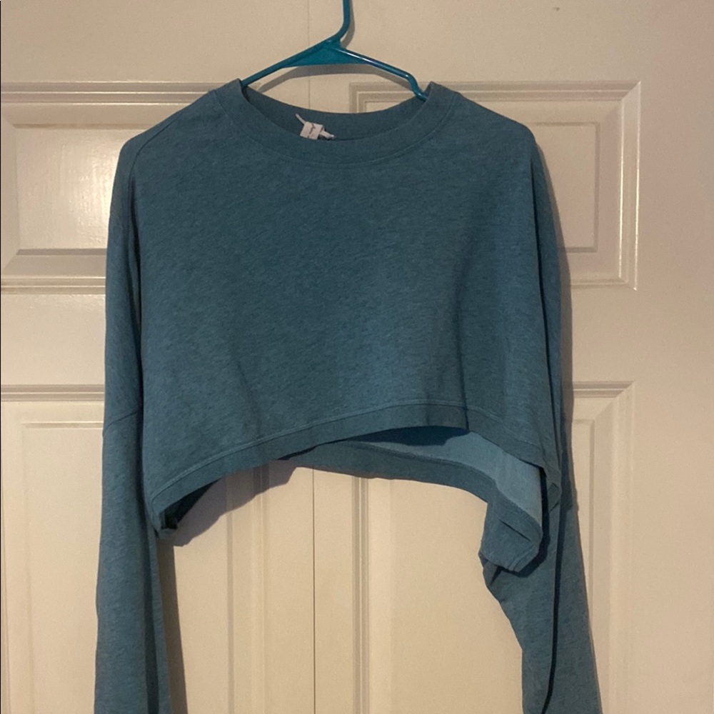 Urban Outfitters Teal Ribbed Top